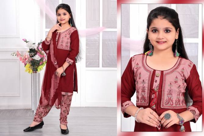 Rakhi 8015 Kids Readymade Girls Wear Catalog